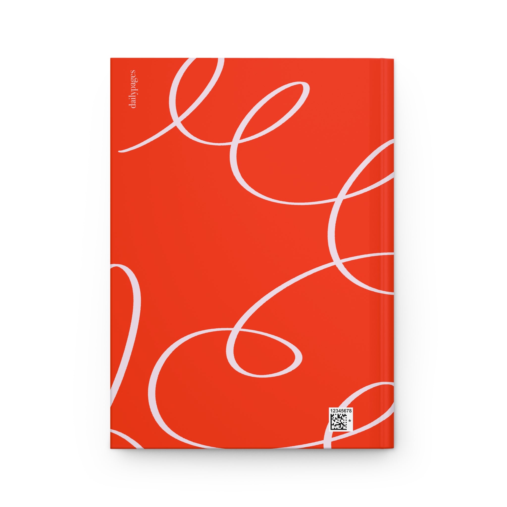Red Scribble Hardcover Journal - Matte Notebook for Notes & Sketches | Journal