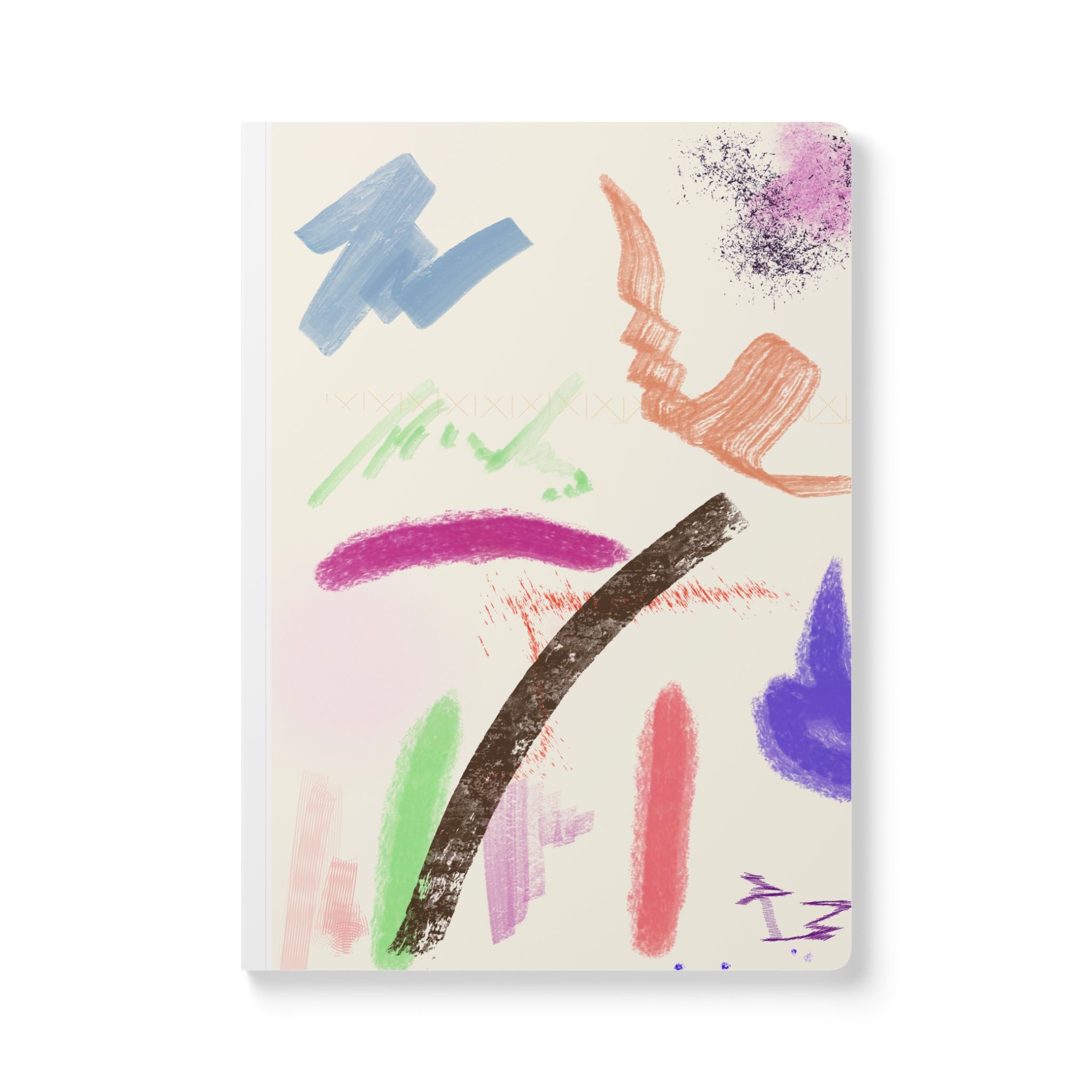 Art Journal Notebook with Calendar | Softcover Satin Finish | Journal