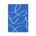Blue Scribble Hardcover Journal - Matte Notebook for Notes & Sketches | Journal