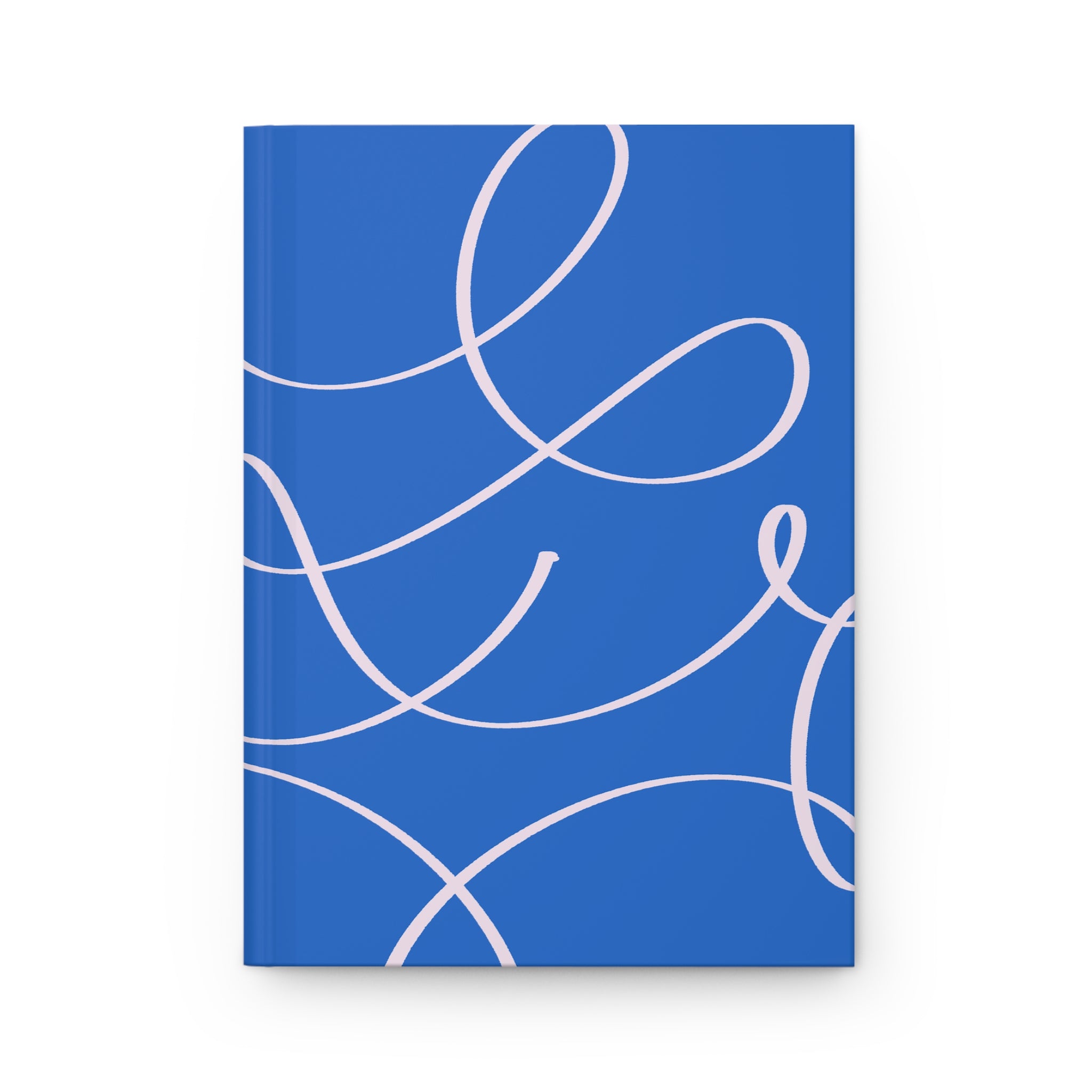 Blue Scribble Hardcover Journal - Matte Notebook for Notes & Sketches | Journal