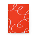 Red Scribble Hardcover Journal - Matte Notebook for Notes & Sketches | Journal