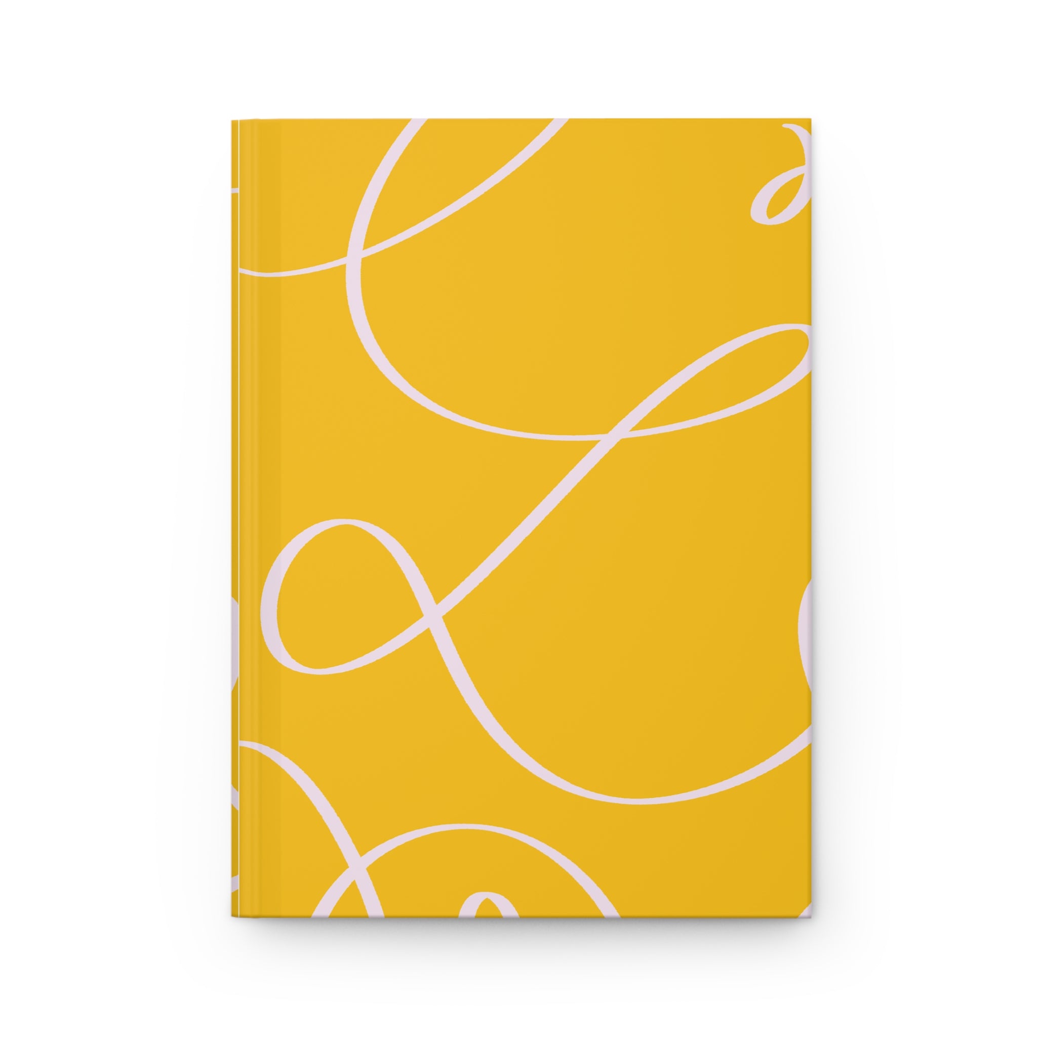 Yellow Scribble Hardcover Journal - Matte Notebook for Notes & Sketches | Journal