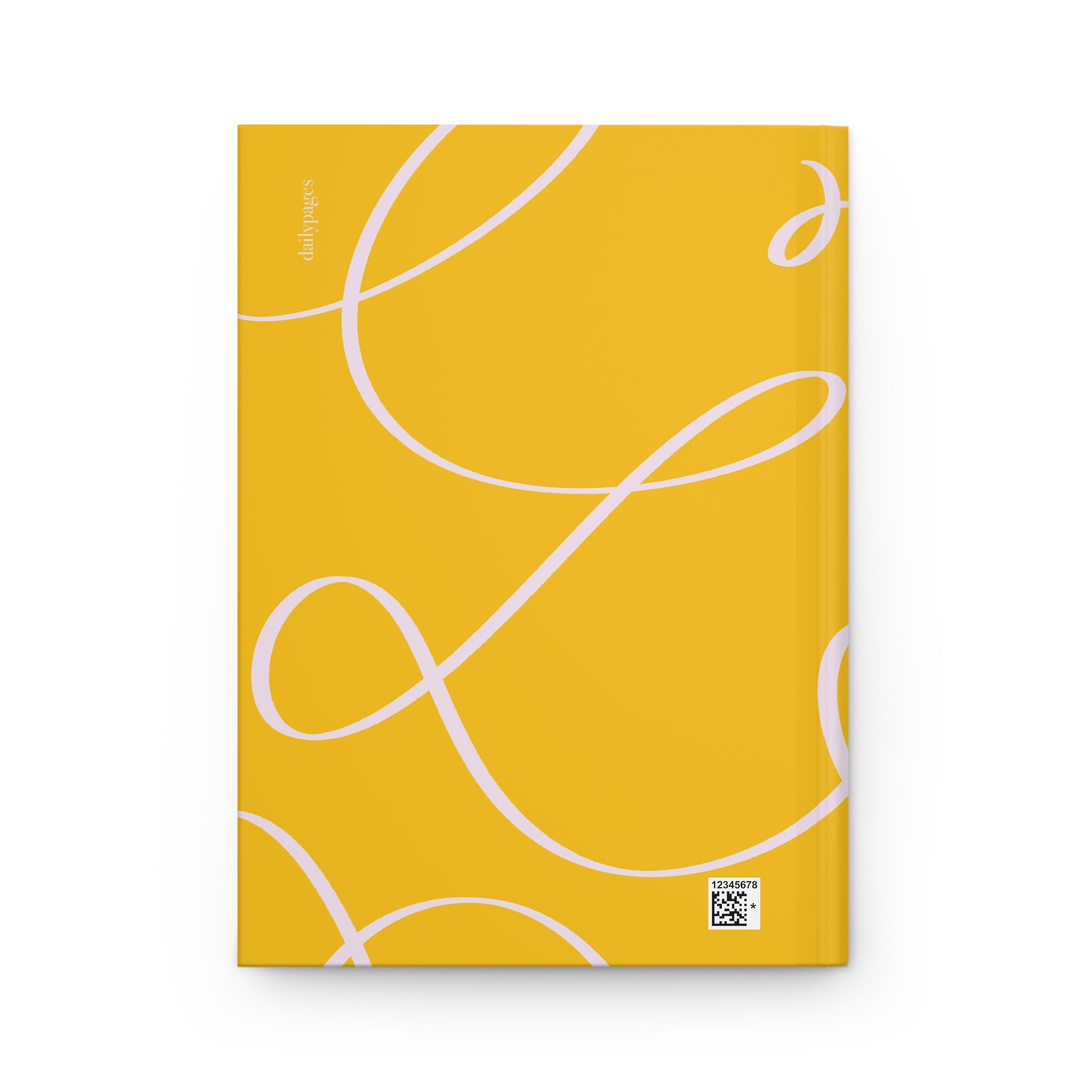 Yellow Scribble Hardcover Journal - Matte Notebook for Notes & Sketches | Journal