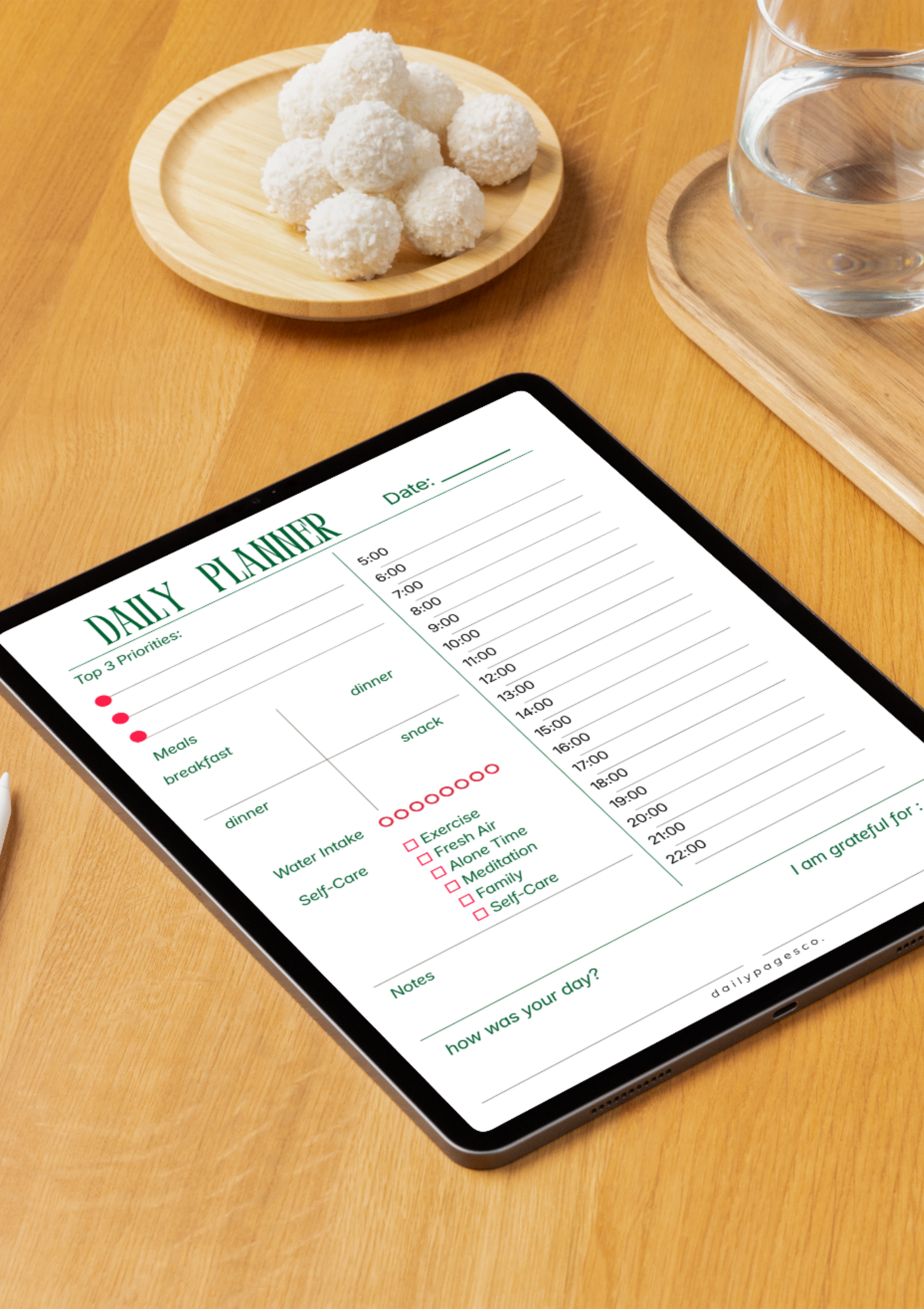 Daily Planner – Printable PDF | Instant download